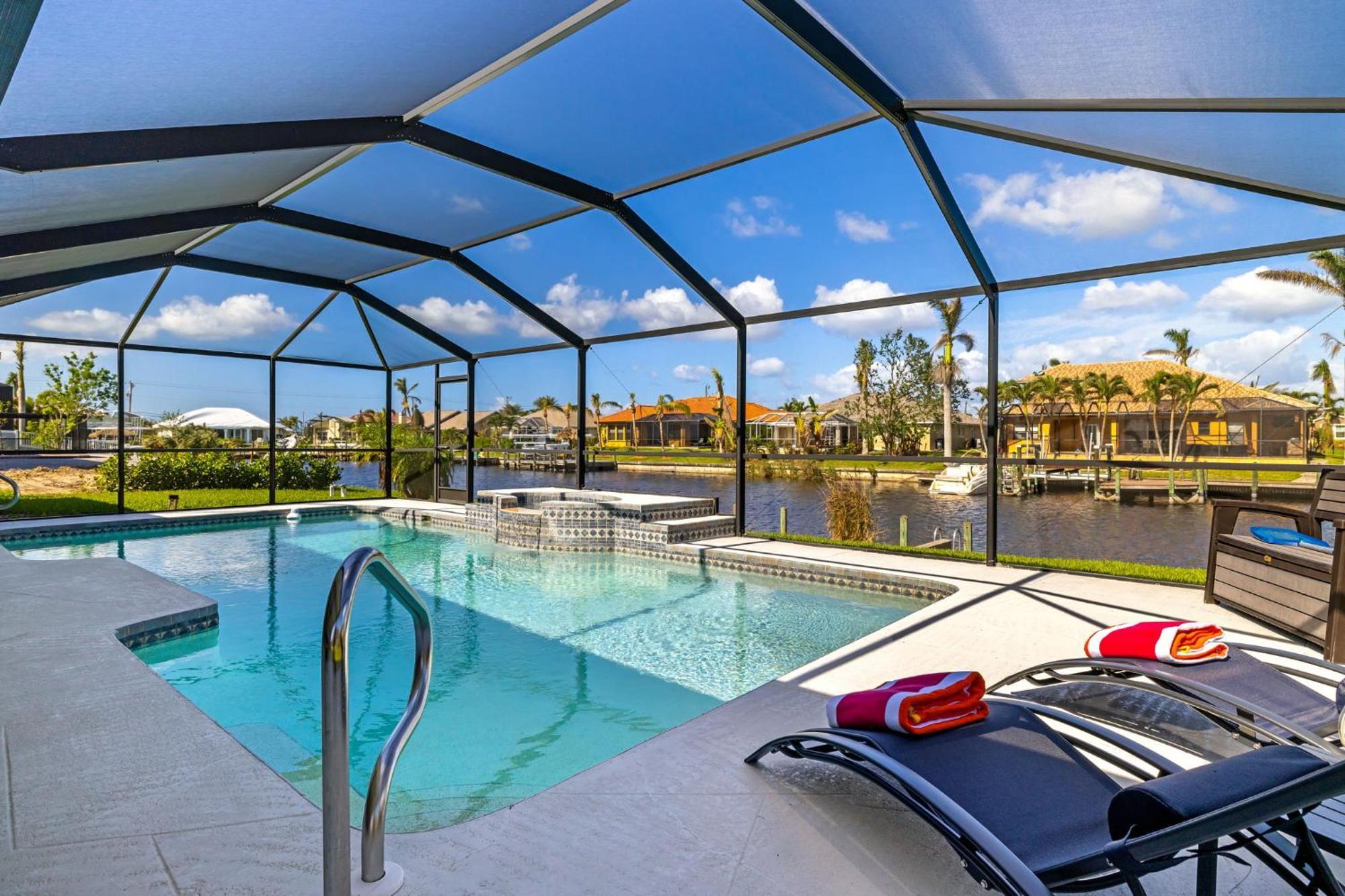 Fully Remodeled Electric-Heated Pool Home On Gulf-Access Canal - Villa Sunny Cape Coral Esterno foto